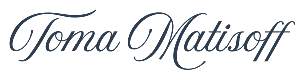 Toma Matisoff Site logo Calligraphy font